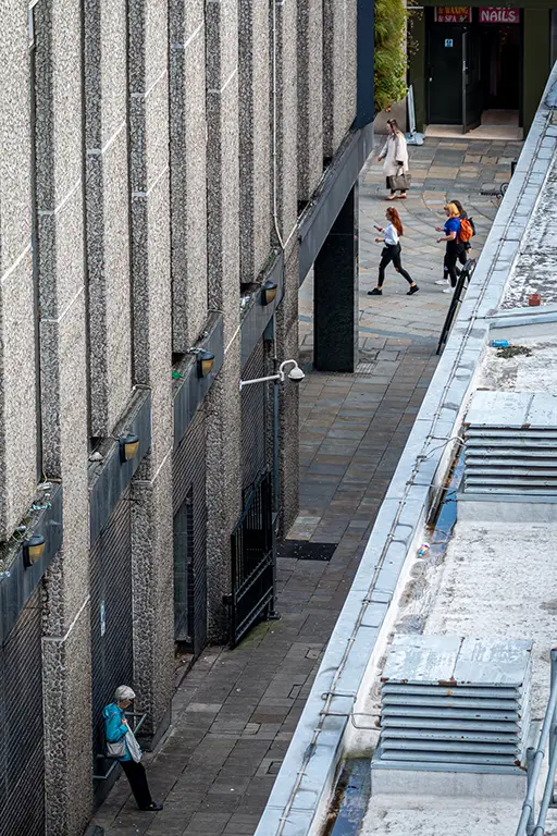 Eldon Square and Northumberland Street. Newcastle upon Tyne.