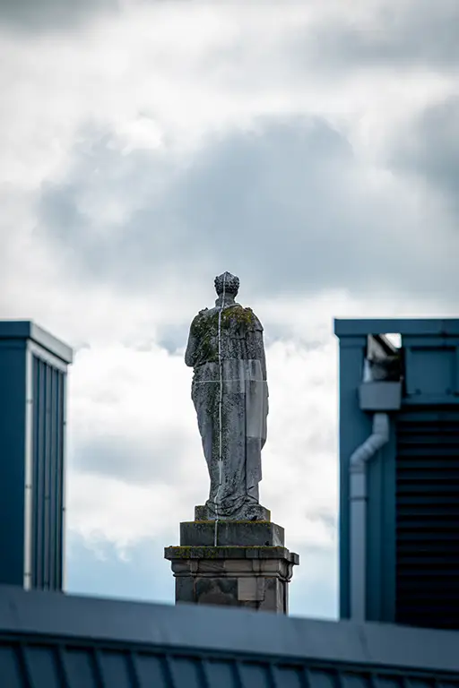 View from behind Monument of Earl Grey. Newcastle upon Tyne.
